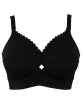 Classic Non Wired Total Support Bra - Black