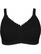 Classic Full Cup Front Fastening Bra - Black