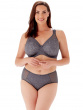 Beauty Lace Underwired Smoothing Bra - Dark Grey