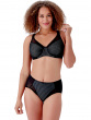 Beauty Stripe Deep Brief - Black/Grey