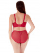 Beauty Stripe Smoothing Bra - Passion Red
