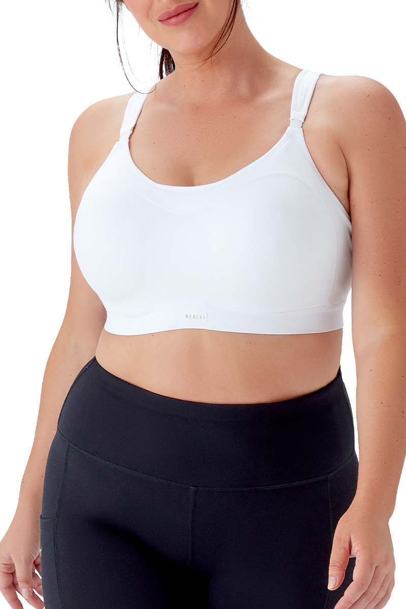 Ultimate Performance Crop Top White, Sports Bras