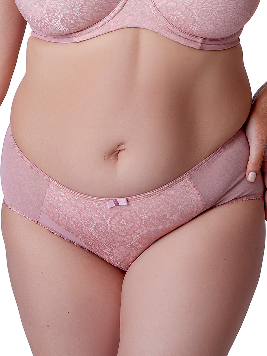 Beauty Lace Deep Brief - Ash Rose