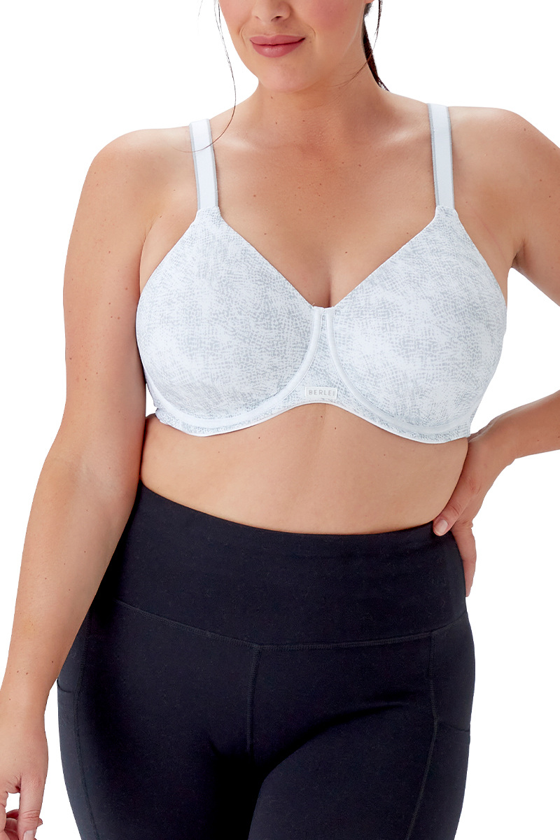 High Performance Wired Bra White Sports Bras Berlei