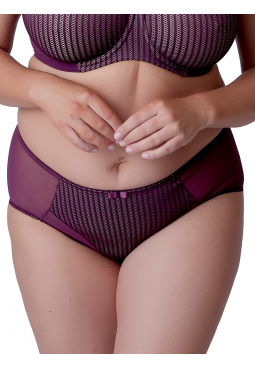 Beauty Stripe Deep Brief - Fig