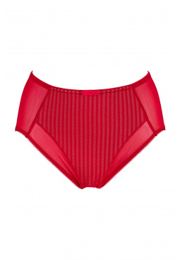 Beauty Stripe Deep Brief - Passion Red