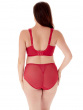 Beauty Stripe Deep Brief - Passion Red